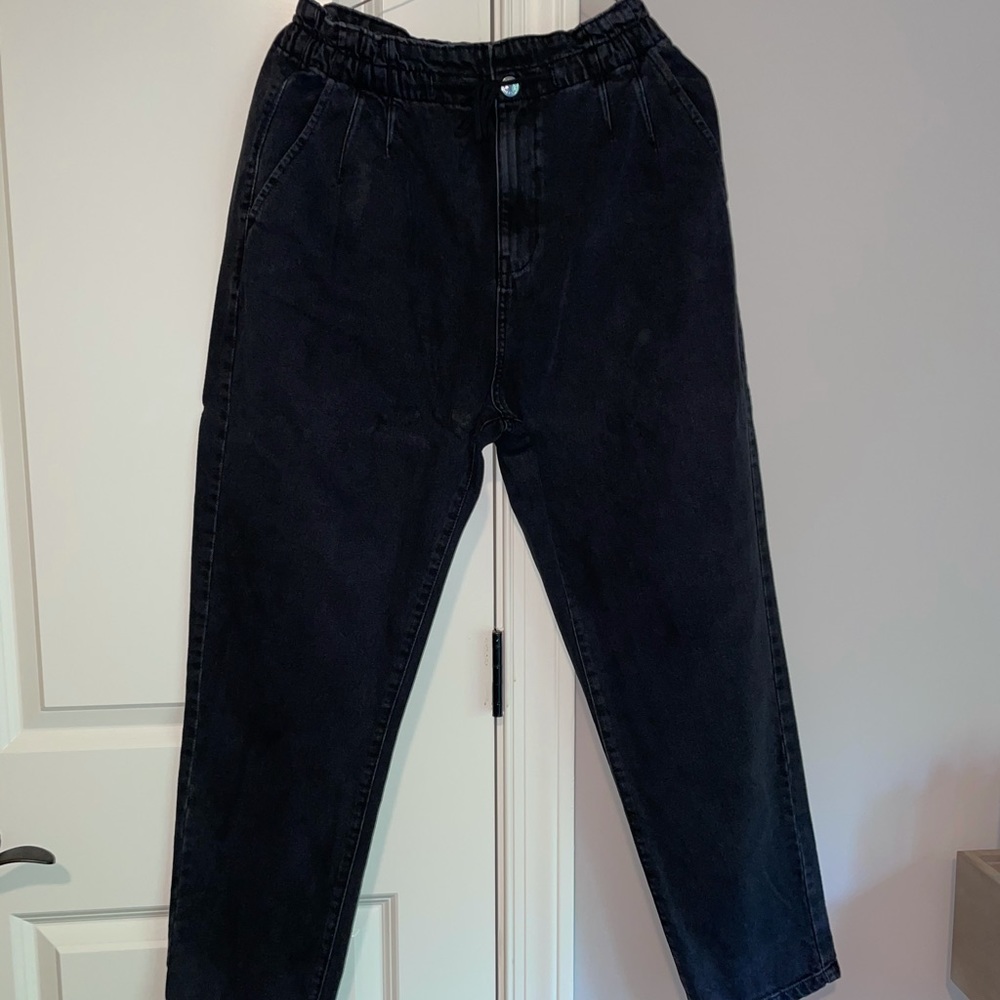 Black Straight Jeans